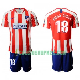 Atlético Madrid DIEGO COSTA 18 Bambino Maglia Prima 2019/2020 Manica Corta (+ Pantaloncini)